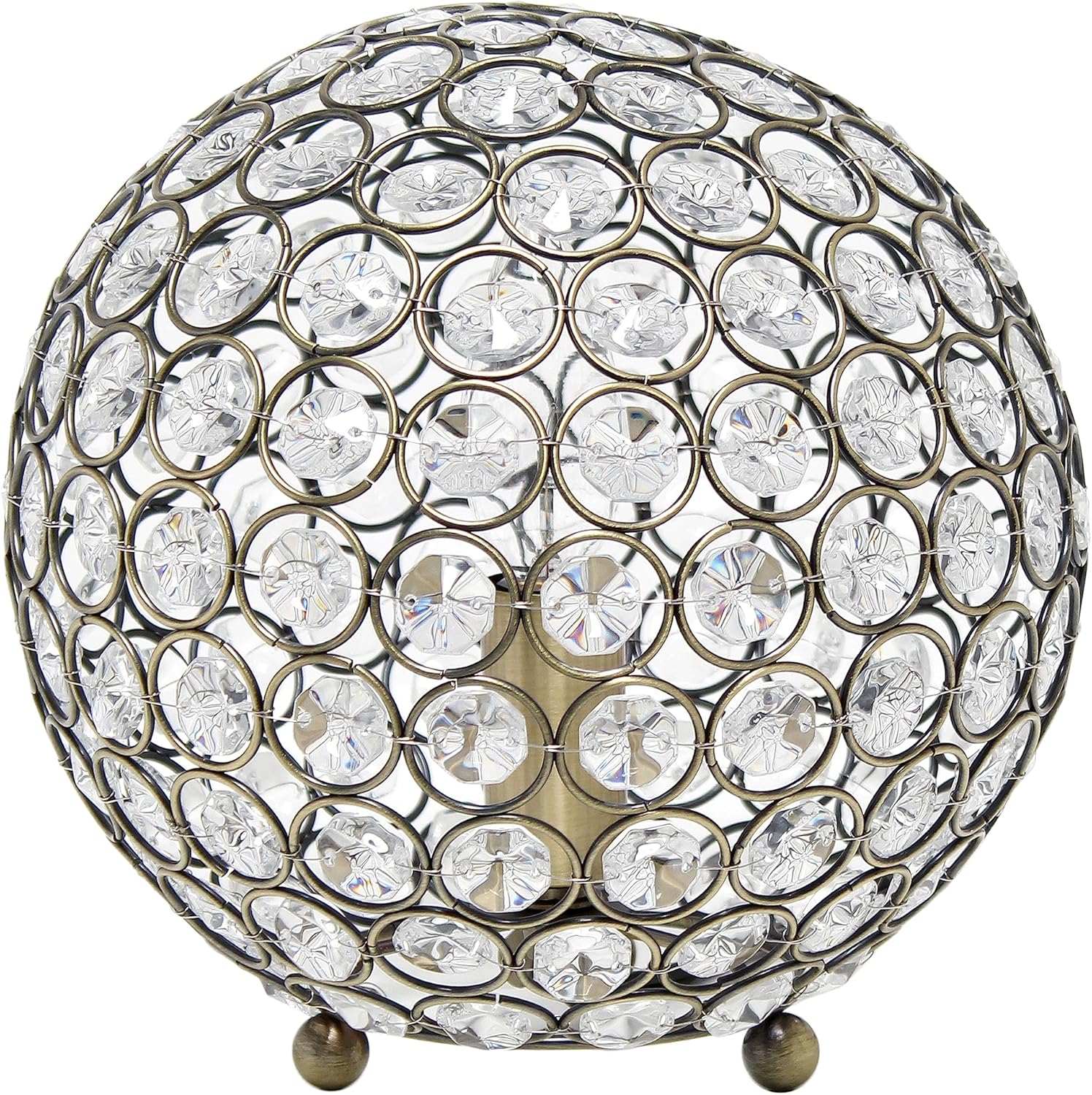 Luxe Gold Desk Lamp — 8" — Antique Brass