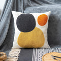 Tufted Boho Fabric Throw Pillow Cover — 20" — 18" x 18" (Pack of 1)