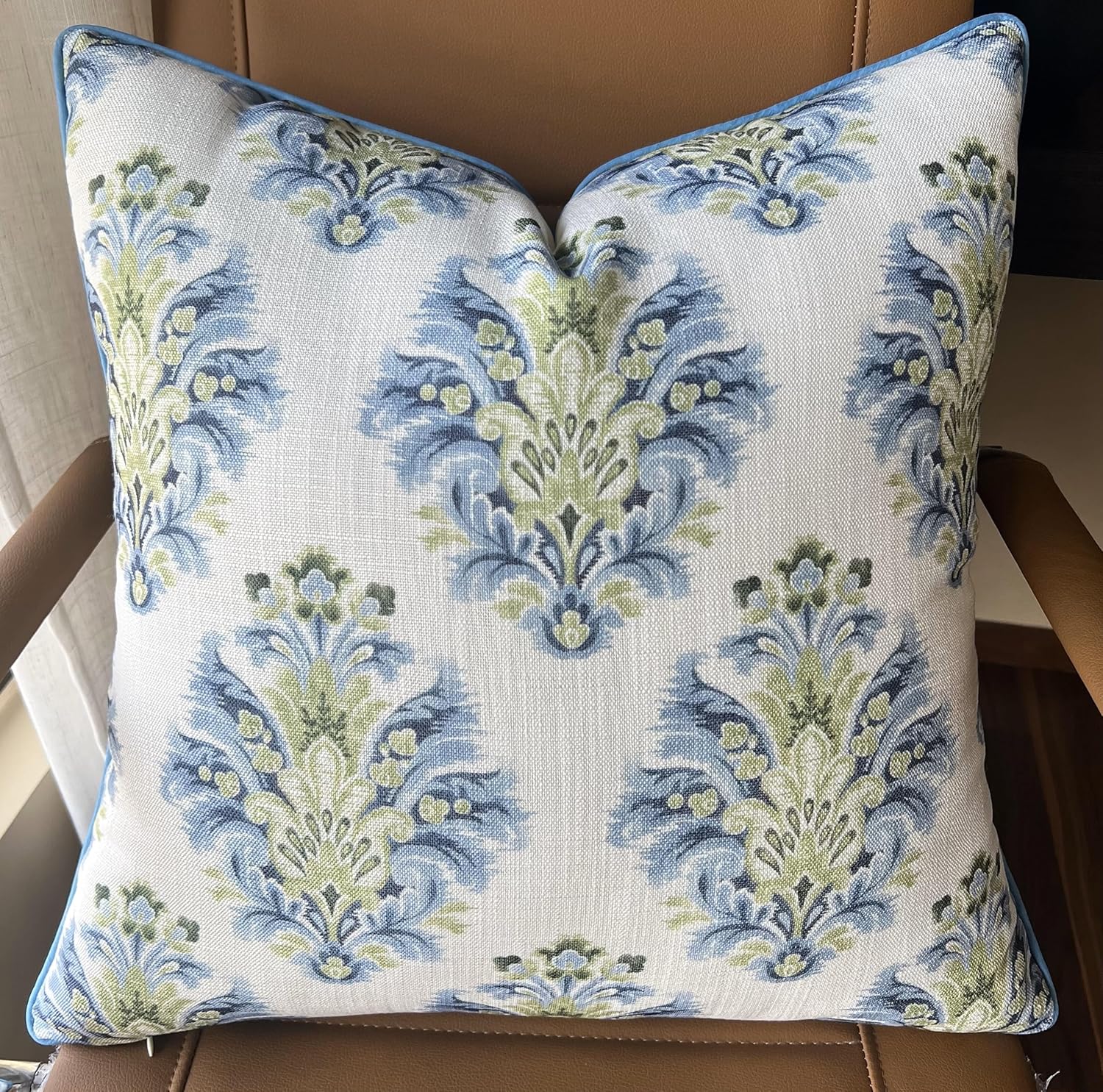 Farmhouse Beige Throw Pillow Cover — 20" — 18" x 18" (Pack of 1)