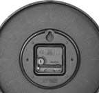 Battery Operated Black Wall Clock — 10" - View 6
