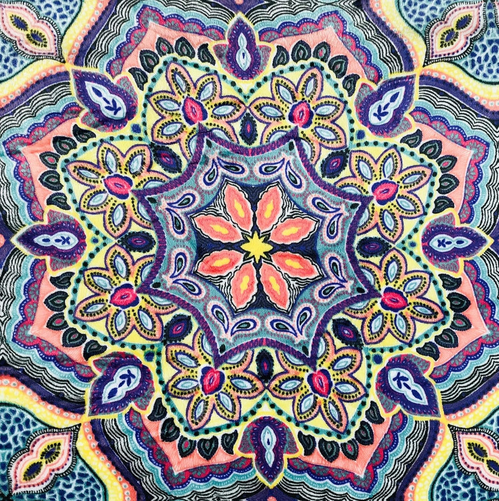 Boho Fabric Throw Pillow — 50" - View 8