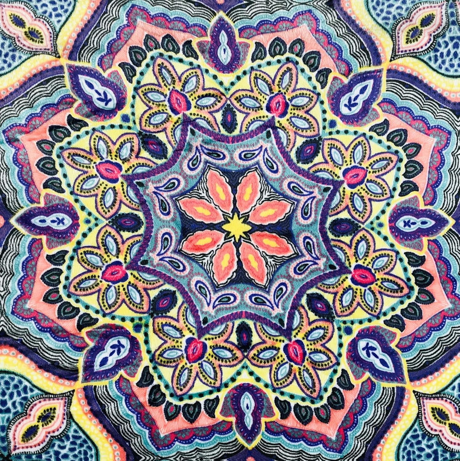 Boho Fabric Throw Pillow — 50" - View 8