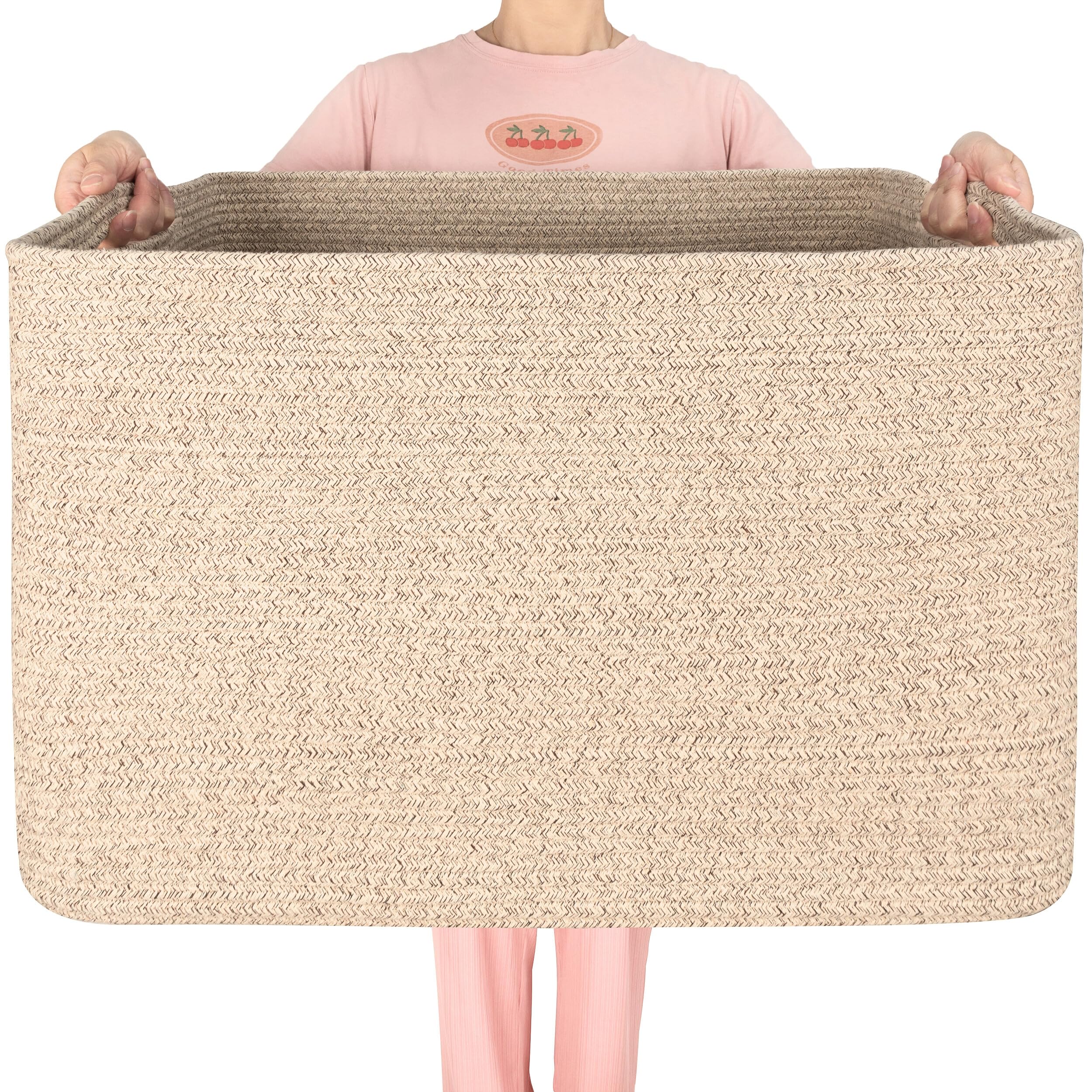 Boho Beige Throw Pillow — 25"