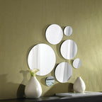 Glass Round Mirror — Set of 7 - View 4