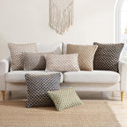 Boho Beige Pillow Cover — 20" - View 7