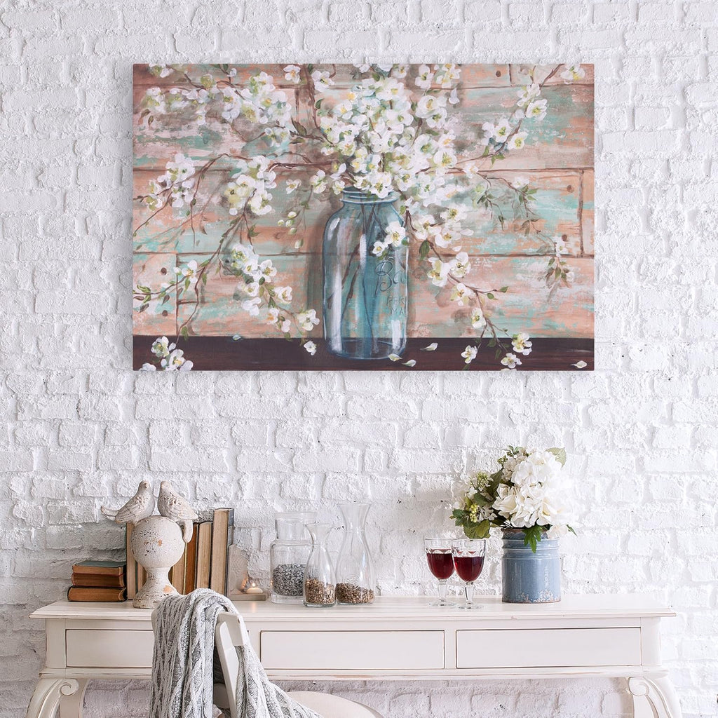 Wrapped Canvas Farmhouse Fabric Wall Art — 24" - View 5