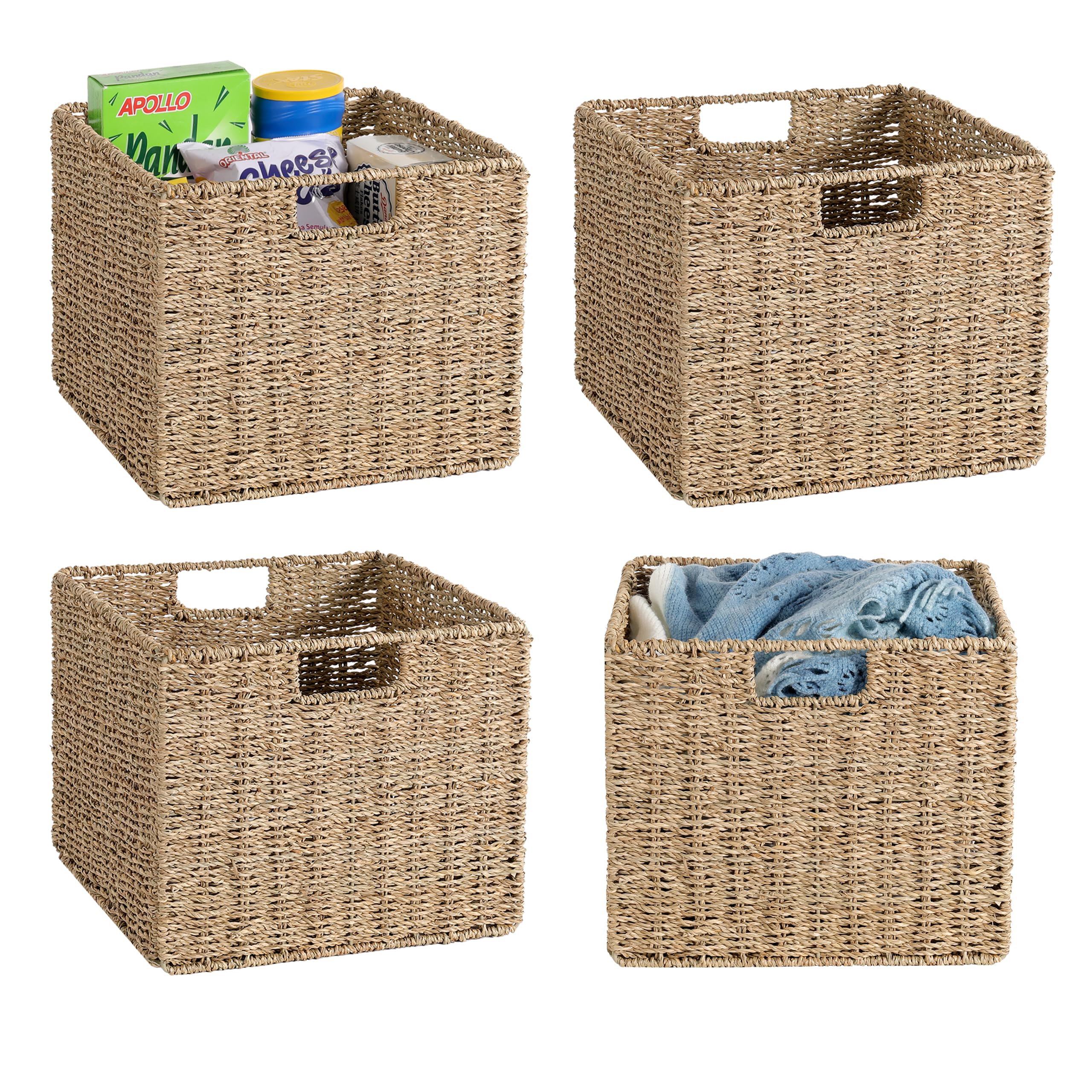 Rattan Storage Basket — 12x12