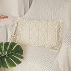 Lumbar Boho Rattan Throw Pillow Cover — Set of 2 - View 8