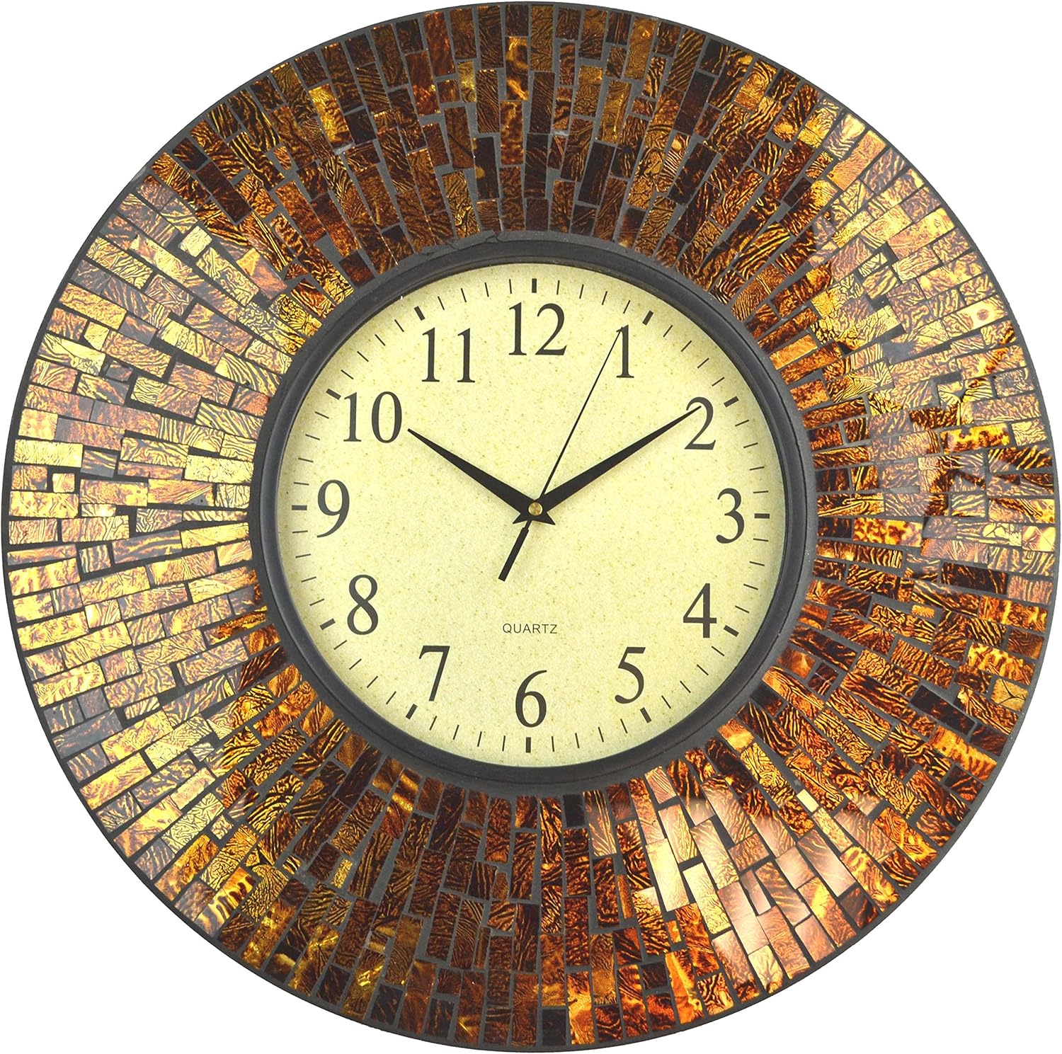 Black Wall Clock — 19" - View 2