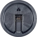 Battery Operated Black Wall Clock — 13" - View 6