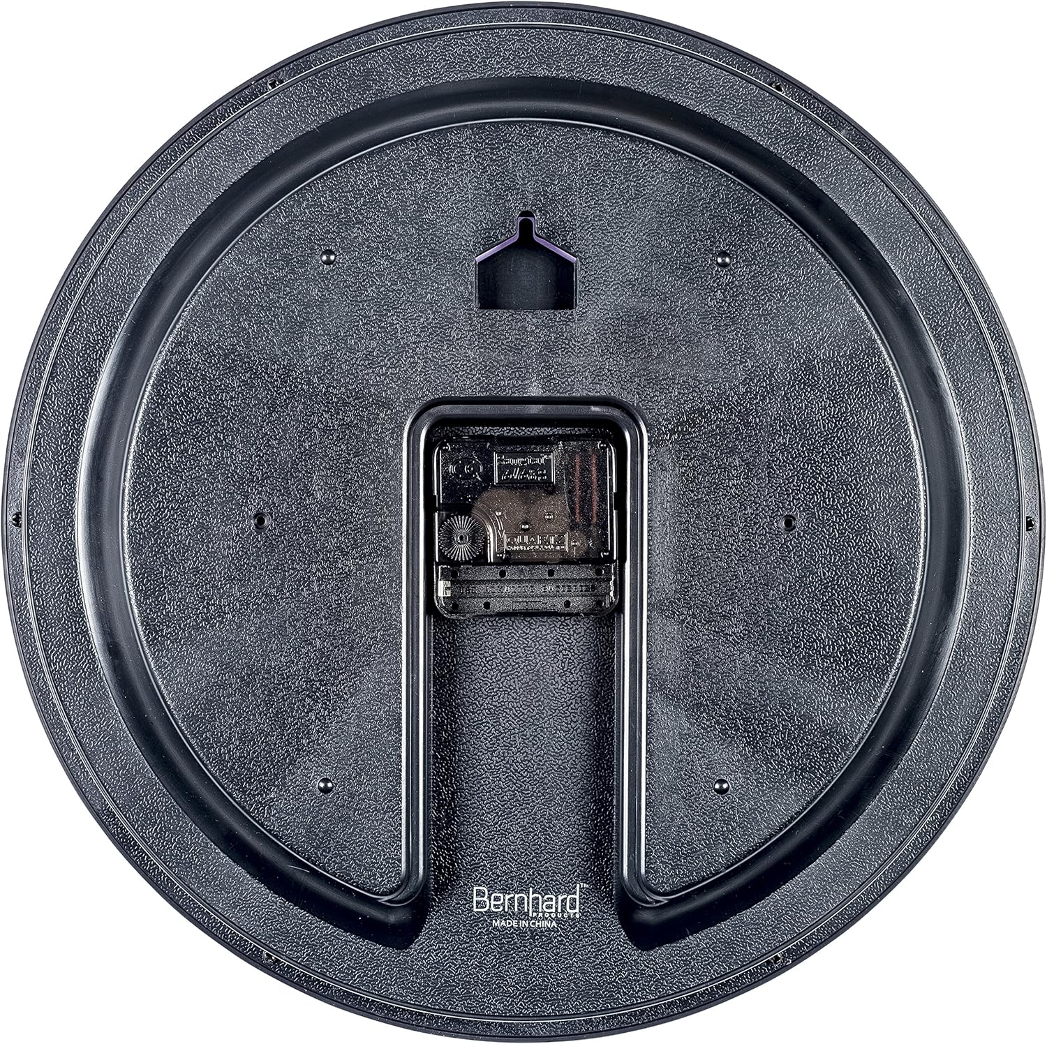 Battery Operated Black Wall Clock — 13" - View 6